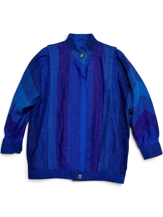 Avoca Jackets & Blazers - Vintage Avoca Ireland Pure Wool Striped Oversized Jacket M Unisex